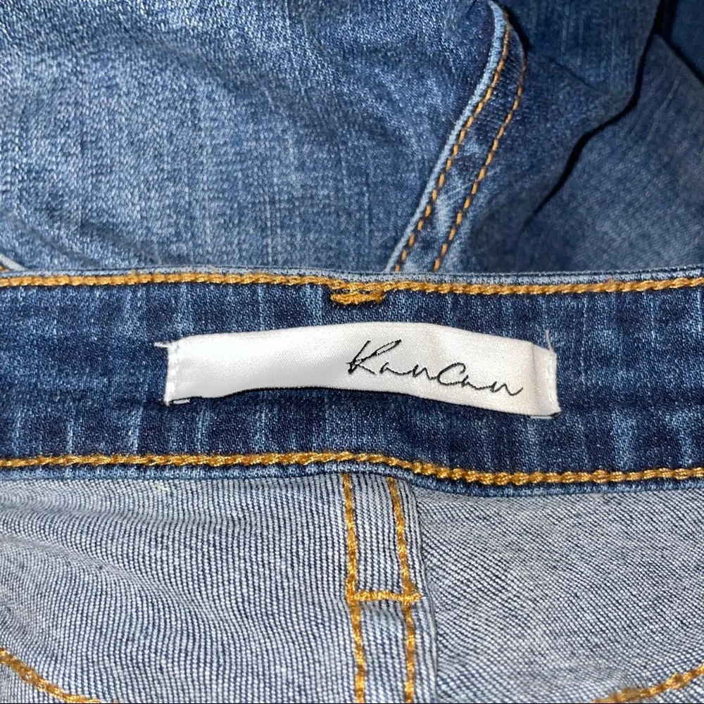 KanCan Mid-Rise Super Skinny Jeans Distressed Size 25